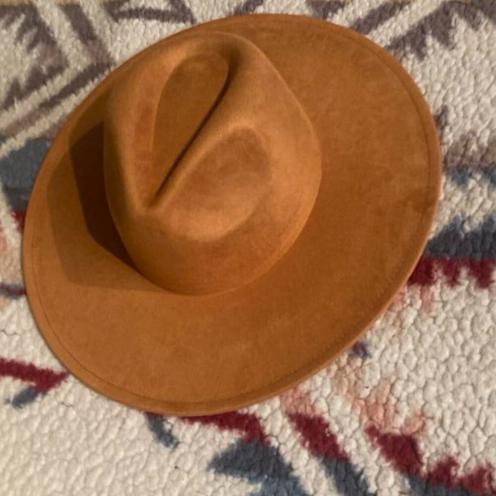 Soft western wide brim hat